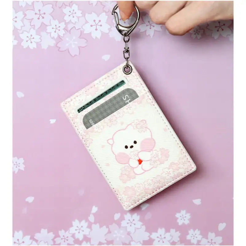 Monopoly x BT21 - Minini Card Holder - Cherry Blossom - Monopoly - Card Holder - Harumio