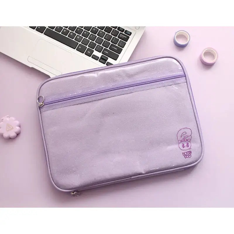 【Esther Bunny】 13 inch PU embroidery notebook pouch Esther Bunny - Notebook Pouch – Harumio