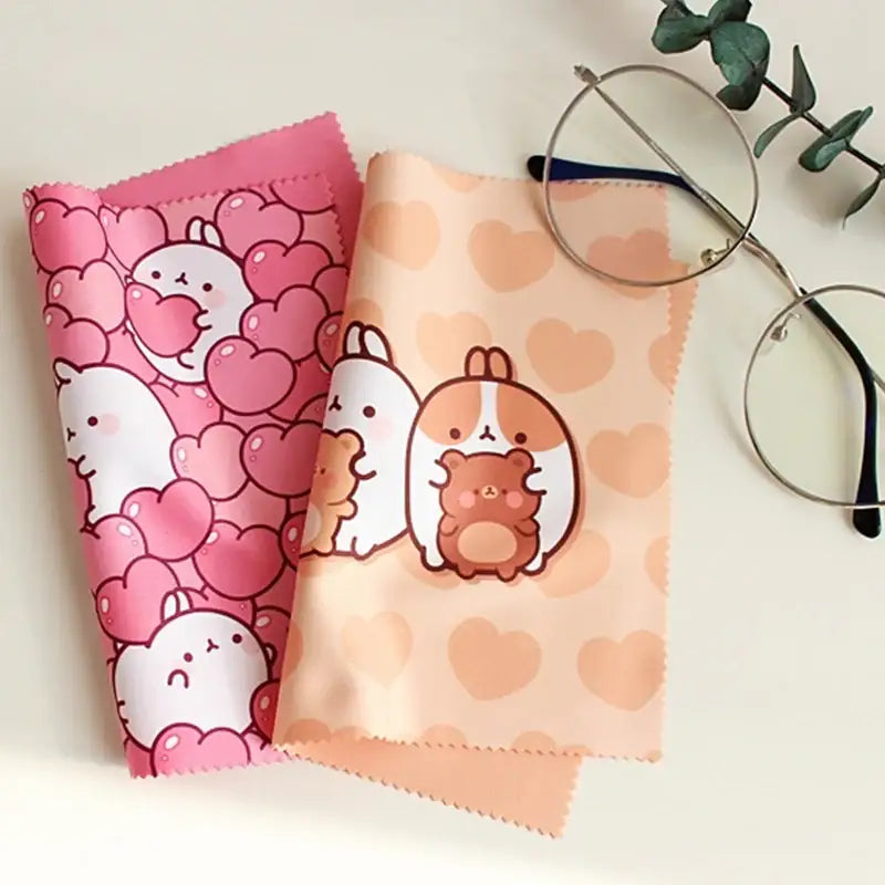 Molang - Cozy Glasses Case Cleaning Set - Molang - Accessories - Harumio