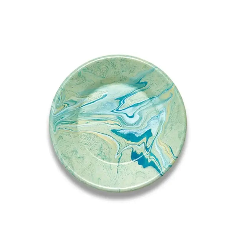 Like A Cafe - Bornn Enamel New Marble - Mug & Small Flat Plate - Like A Cafe - Home & Living - Harumio