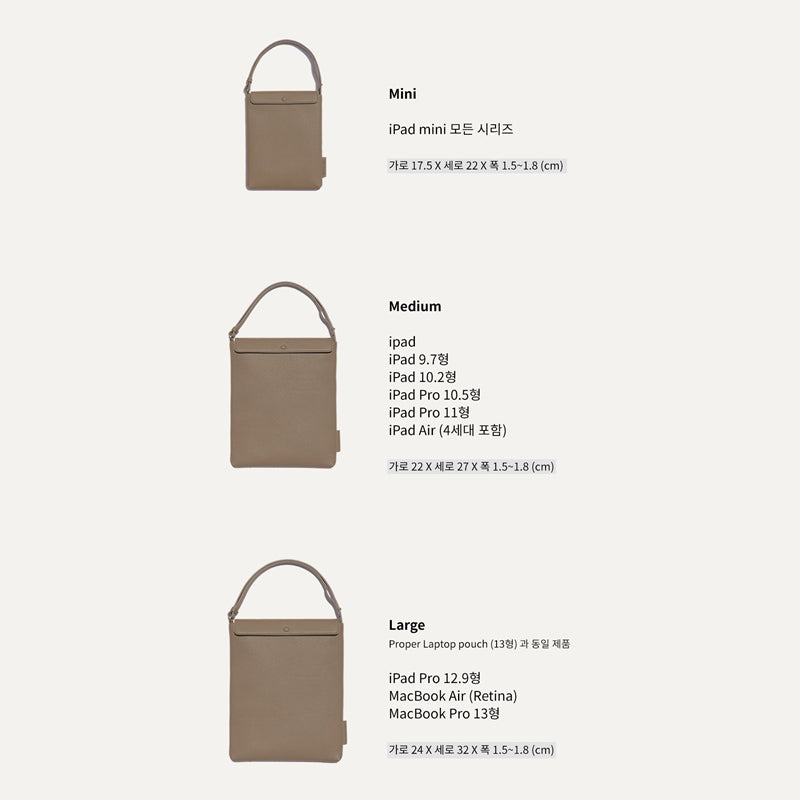 proper belongings - Proper iPad Pouch