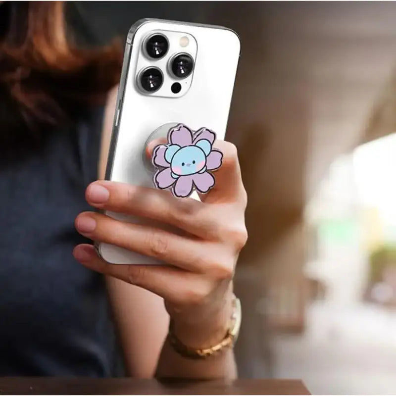 BT21 - Minini Happy Flower Epoxy Griptok - BT21 - Griptok - Harumio