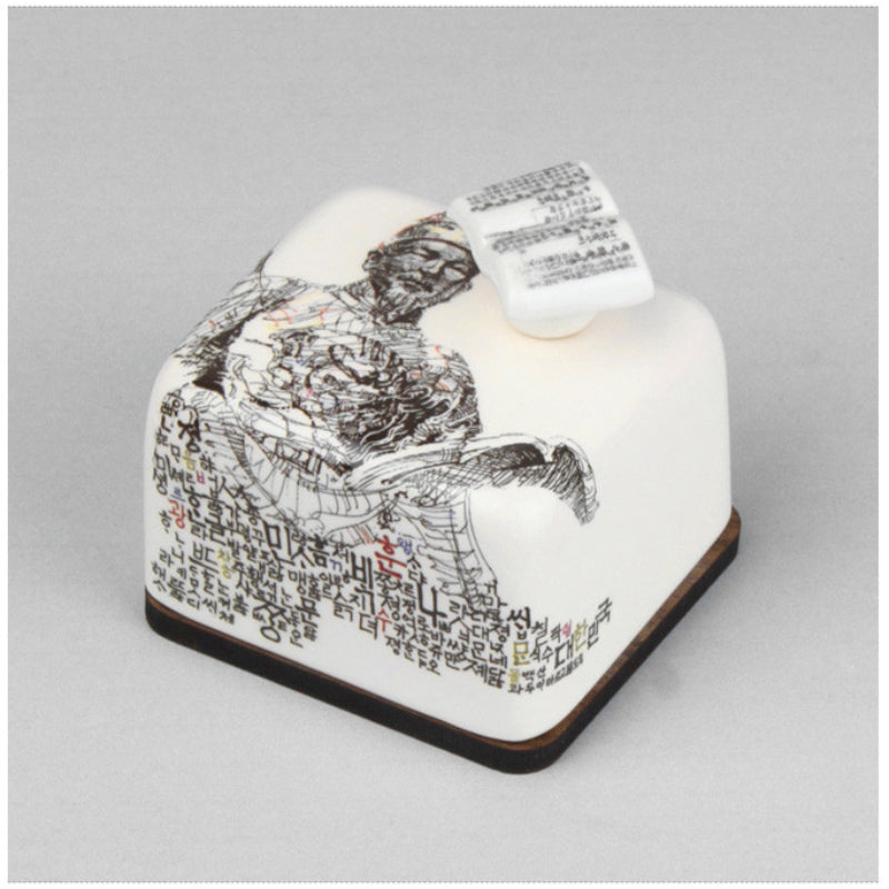 HK Studio - Moony Ceramic Sejong the Great Musical Paperweight - HK Studio - Music Box - Harumio