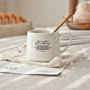 August8th - Some More Lettering Snow Mug (320ml) - August8th - Accessories - Harumio