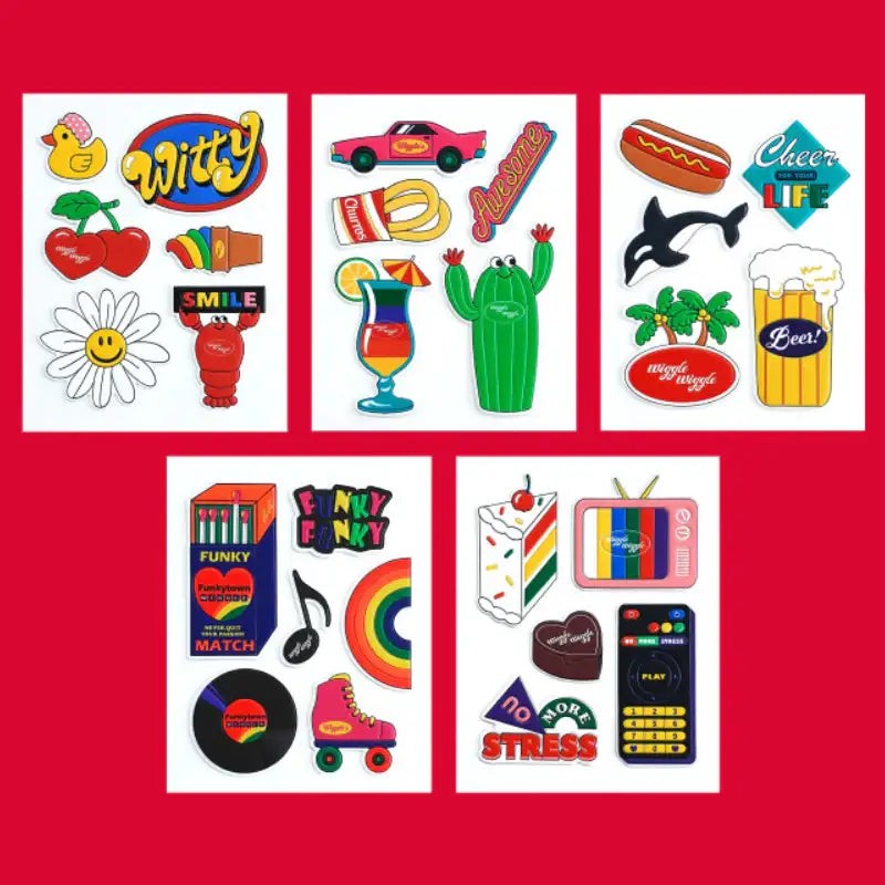 Wiggle Wiggle - Embossing Sticker - Wiggle Wiggle - Accessories - Harumio