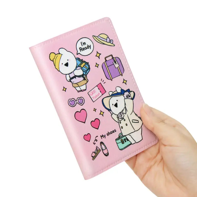 Overaction Bunny - I'm Ready Passport Case - Overaction Bunny - Passport Case - Harumio