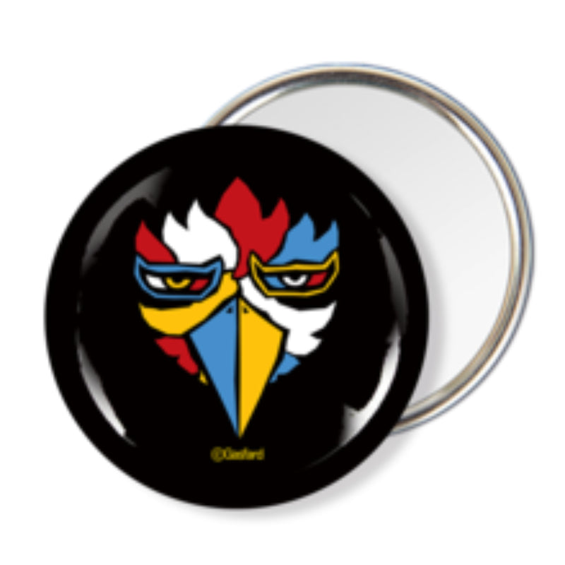 Natural Born Idiots - Round Pin Mirror