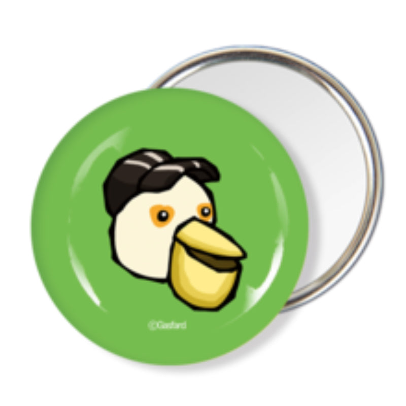 Natural Born Idiots - Round Pin Mirror