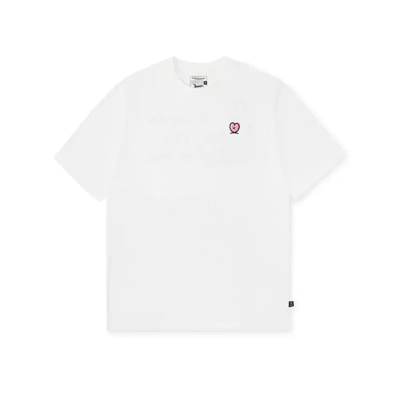 Line Friends - Buwon B.B.Rabbit & BLOSSOM Short Sleeve T-shirt - Line Friends - T-shirt - Harumio