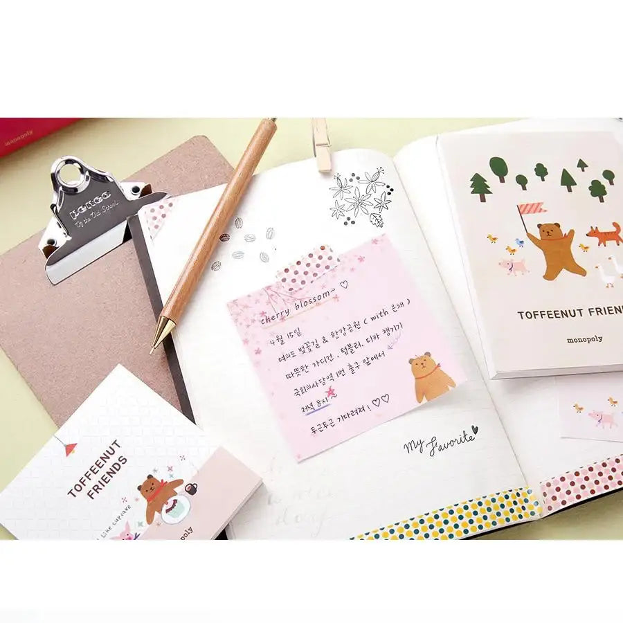 Monopoly - Toffee Nut Memo Pad Square - Monopoly - Notebooks & Notepads - Harumio