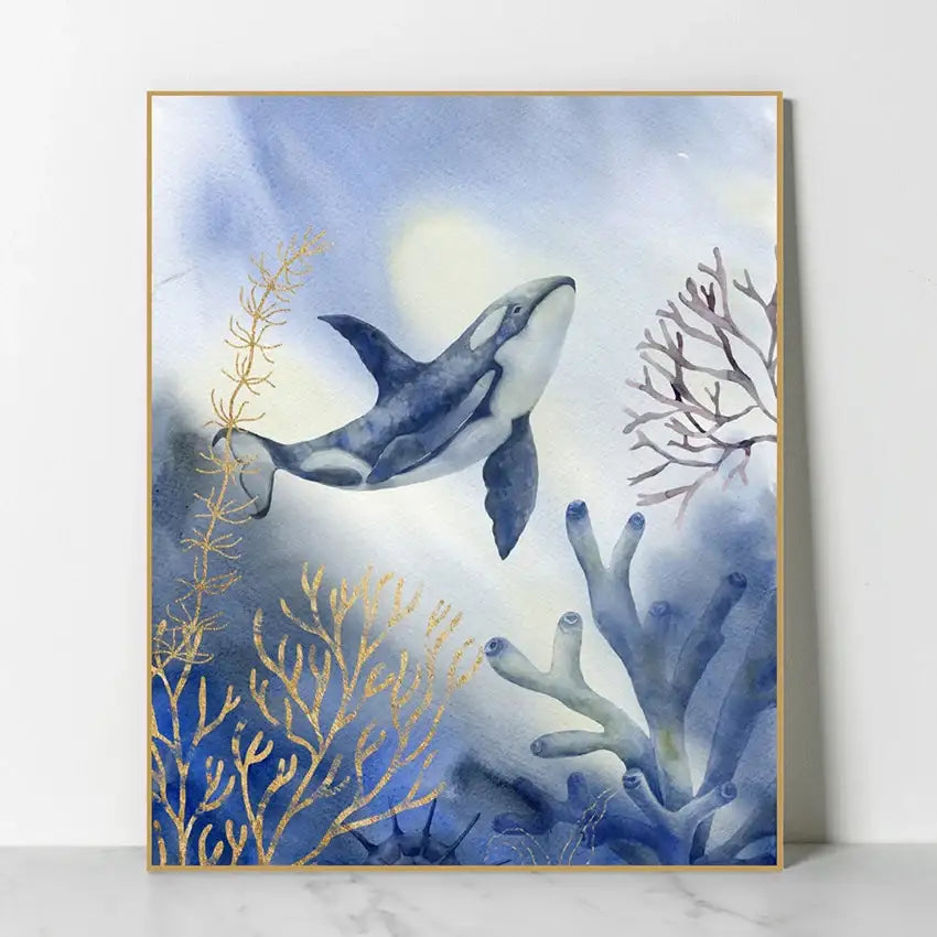 SD Photo - Nabom Whale Panting (Inspired by Extraordinary Attorney Woo) - SD Photo - Home & Living, Accessories - Harumio