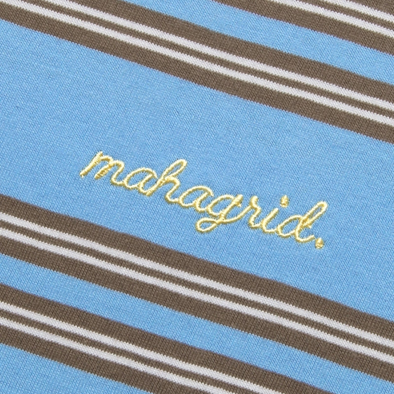Mahagrid x Stray Kids - Rope Logo Striped Tee