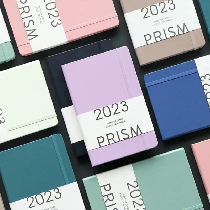 Indigo - 2023 Prism Monthly A5 Diary - INDIGO - Diary - Harumio