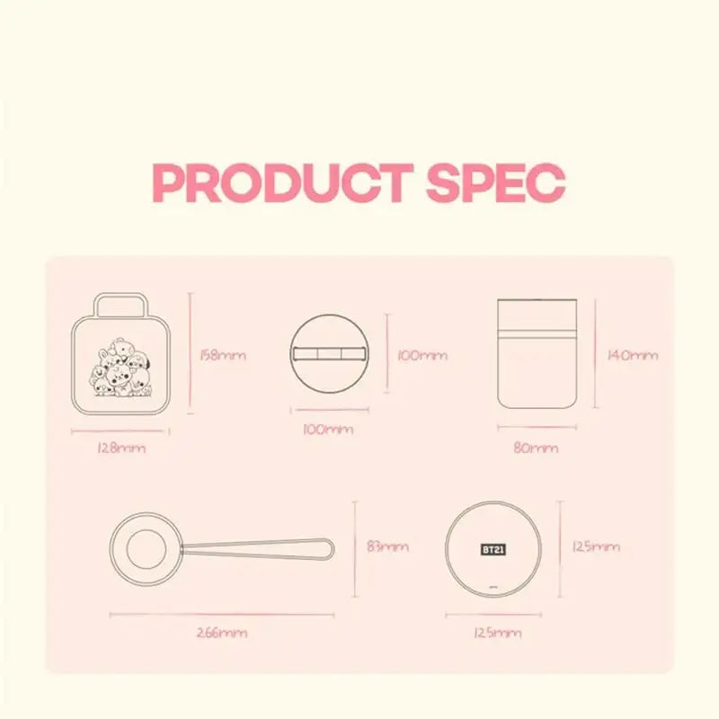 BT21 - Baby Dalgona Maker - LINE FRIENDS - Kitchenware - Harumio
