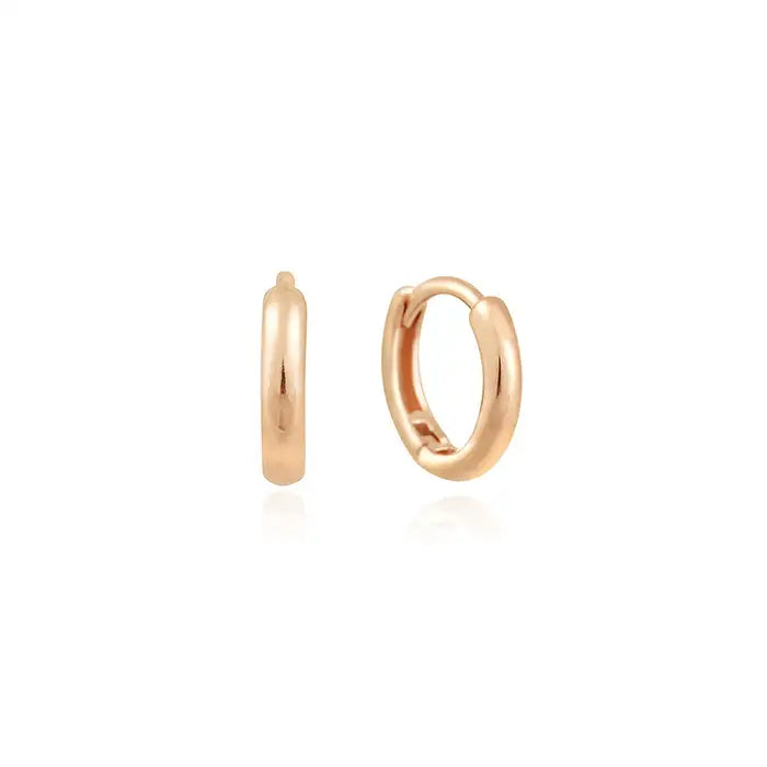 OST - Basic Simple Rose Gold Earrings - OST - Jewelry - Harumio