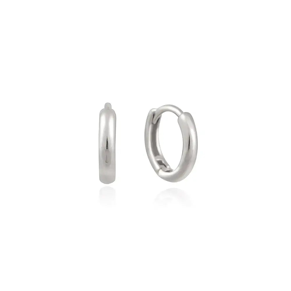 OST - Basic Simple Silver Earrings - OST - Jewelry - Harumio