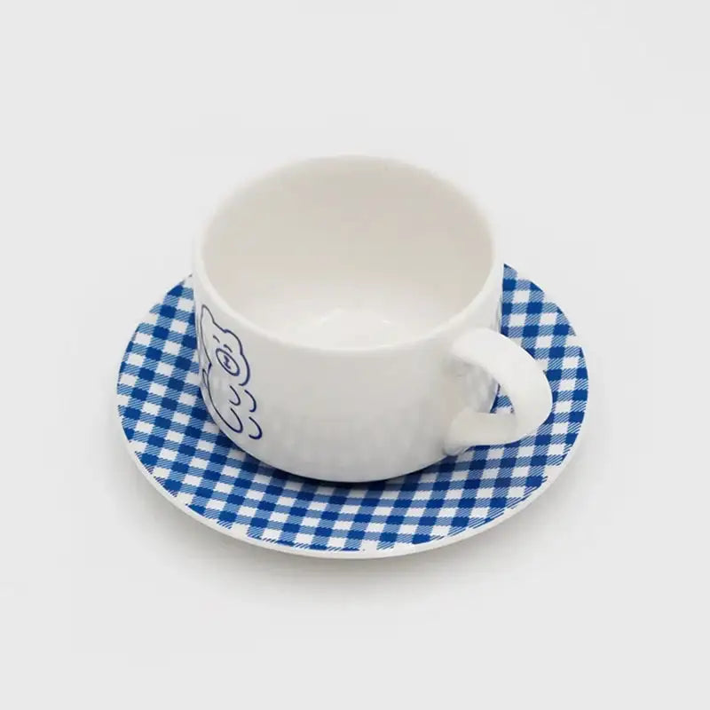 1537 - Teddy&Lucy Cup and Saucer - 1537 - Ceramic & Pottery Glazes - Harumio