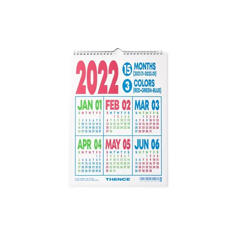 THENCE - 2022 Wall Calendar - THENCE - Accessories - Harumio
