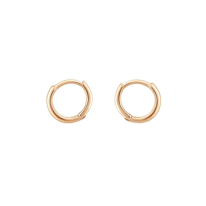OST - Basic Simple Rose Gold Earrings - OST - Jewelry - Harumio
