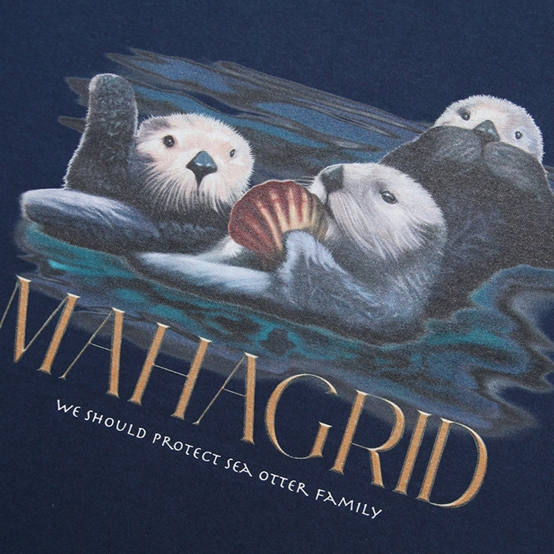Mahagrid x Stray Kids - Sea Otter Family Tee