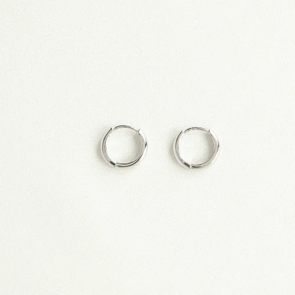 OST - Basic Simple Silver Earrings - OST - Jewelry - Harumio