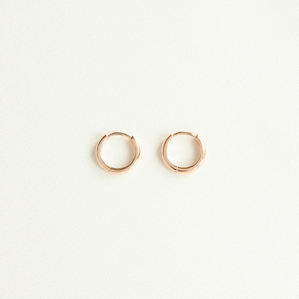 OST - Basic Simple Rose Gold Earrings