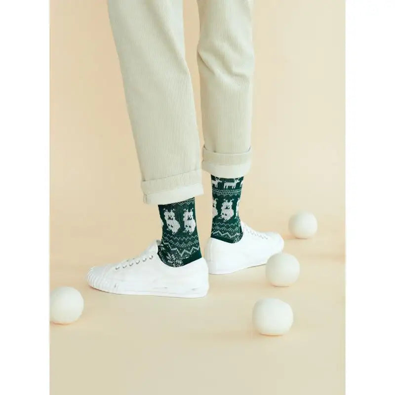 Dinotaeng - Rudolph Quokka Nordic Socks - Dinotaeng - Socks - Harumio