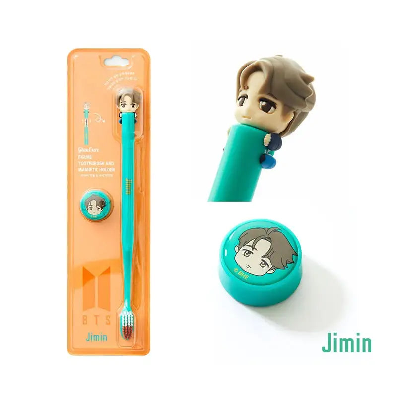 BTS - TinyTan - BTS Character Figure Toothbrush Set - BTS - Home & Living, Accessories - Harumio