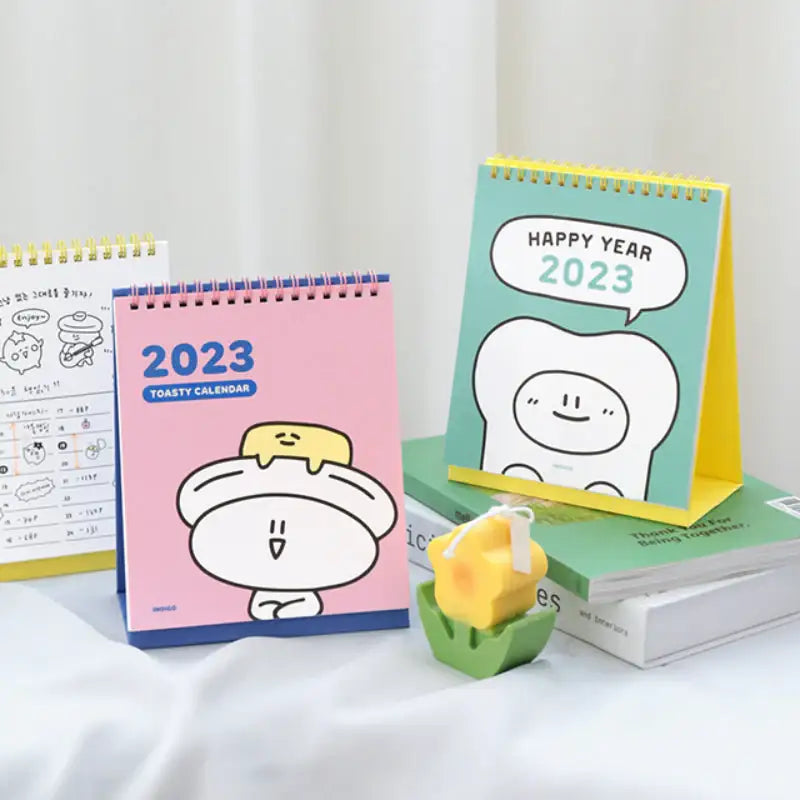 Indigo - 2023 Toasty Cheer Up Desk Calendar - INDIGO - Calendar - Harumio