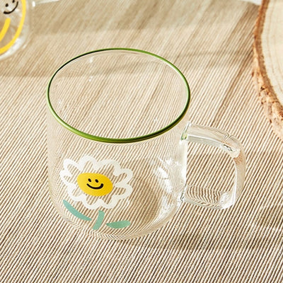 Korean Picnic Day - Heat Resistant Glass Mug