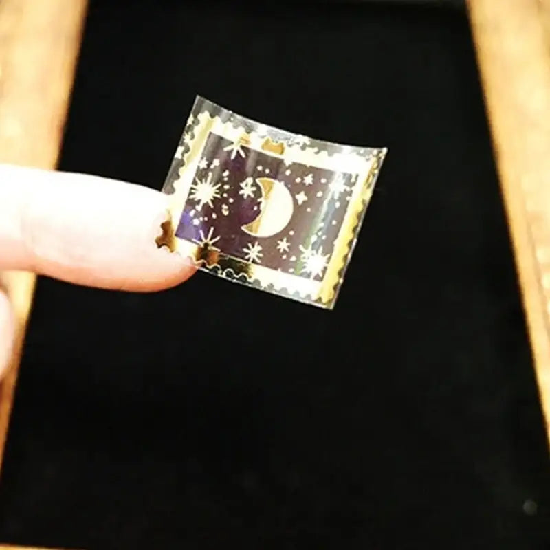 Libet - Moon Gold Foil Stamp Sticker - Libet - Stationary - Harumio
