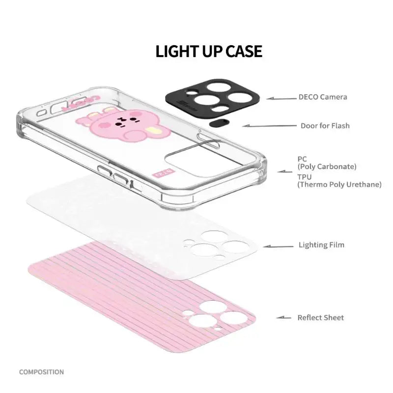 BT21 - New Baby - Lighting Phone Case - BT21 - Accessories - Harumio