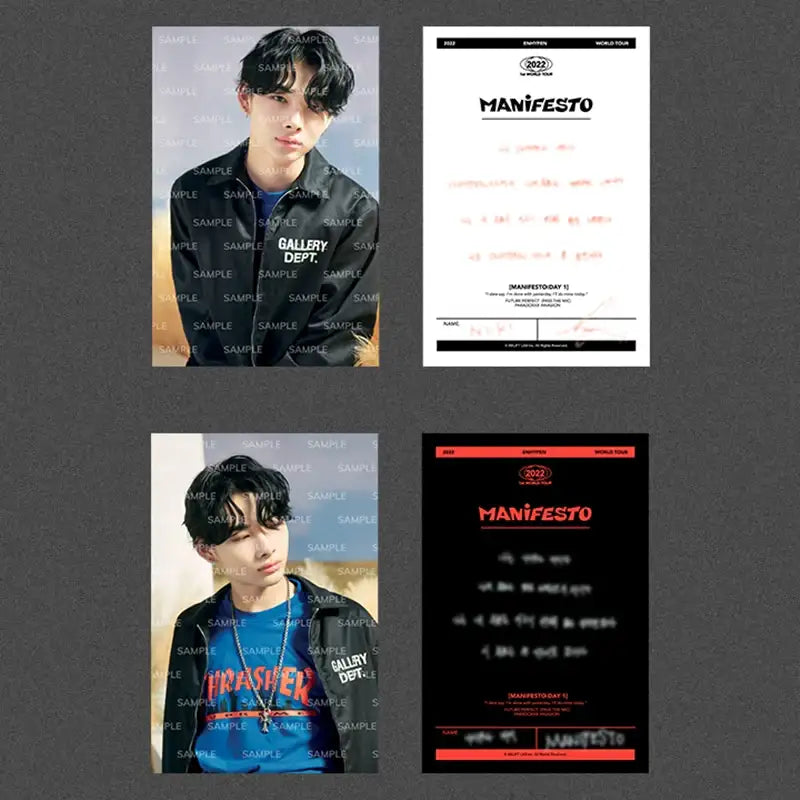 ENHYPEN - MANIFESTO - Postcard Book - ENHYPEN - Postcards - Harumio