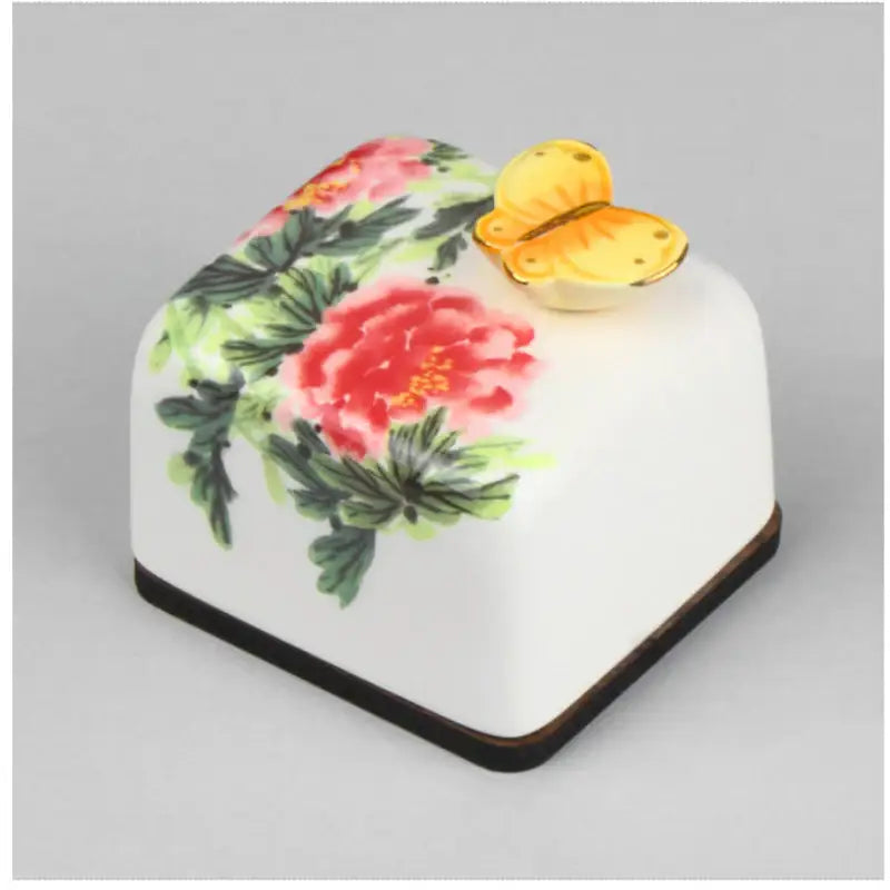 HK Studio - Korean Art Peony Musical Paperweight - HK Studio - Music Box - Harumio