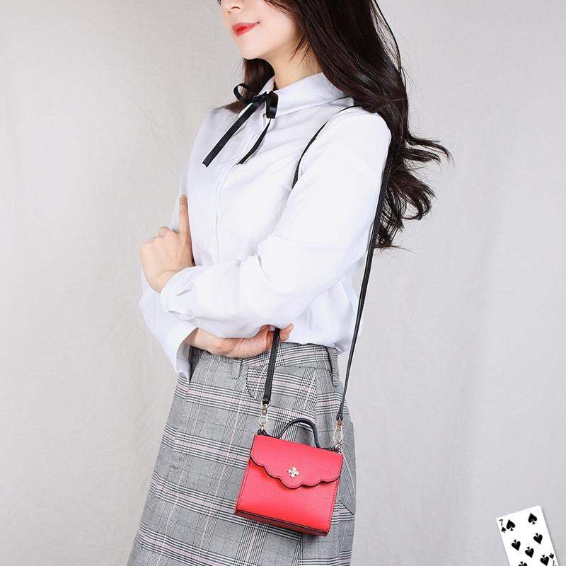 Saint Tail x Clue - Red Mini Bag + AirPods Case Set - CLUE - Bag - Harumio