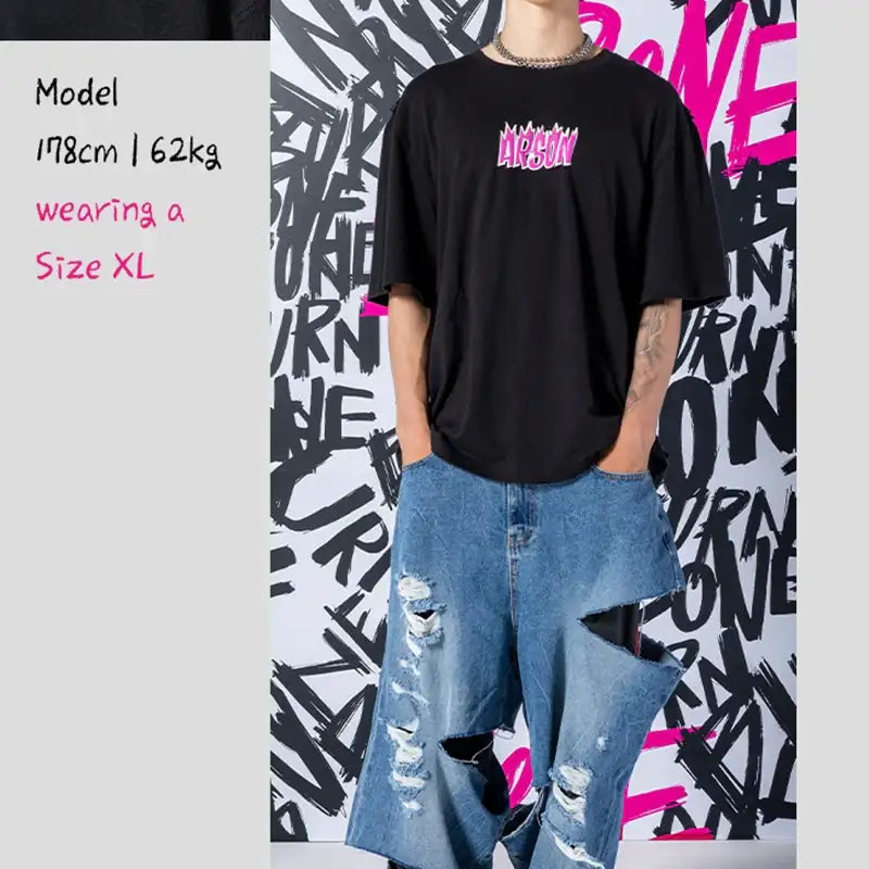 BTS - Jack In The Box - Damaged T-Shirt - BTS - Clothings - Harumio