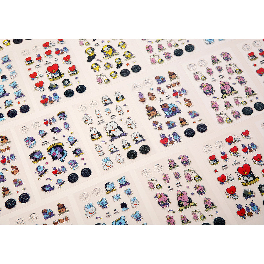 BT21 x Monopoly - Universtar Epoxy Sticker  - Zodiac
