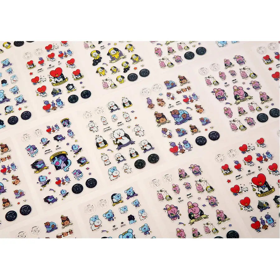 BT21 x Monopoly - Universtar Epoxy Sticker - Zodiac - Monopoly - Accessories - Harumio