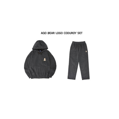 AQO - Bear Logo Corduroy Set