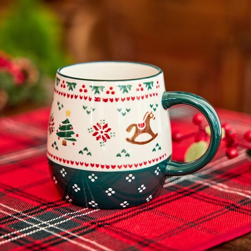 Korean Christmas Village - Large Mug