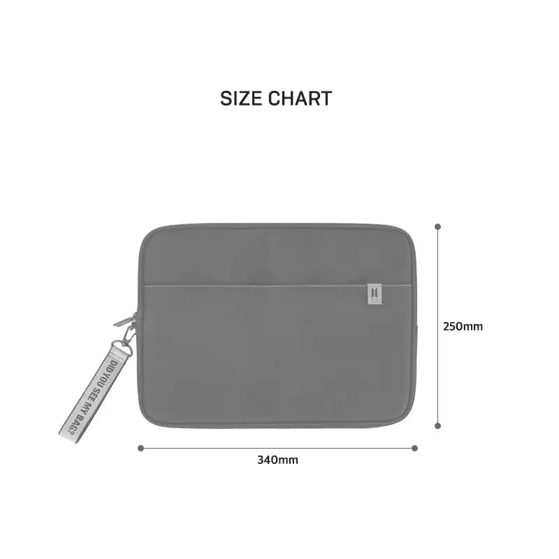 BTS - MIC Drop - Multi Flat Pouch - 13 inches - BTS - Pouch - Harumio