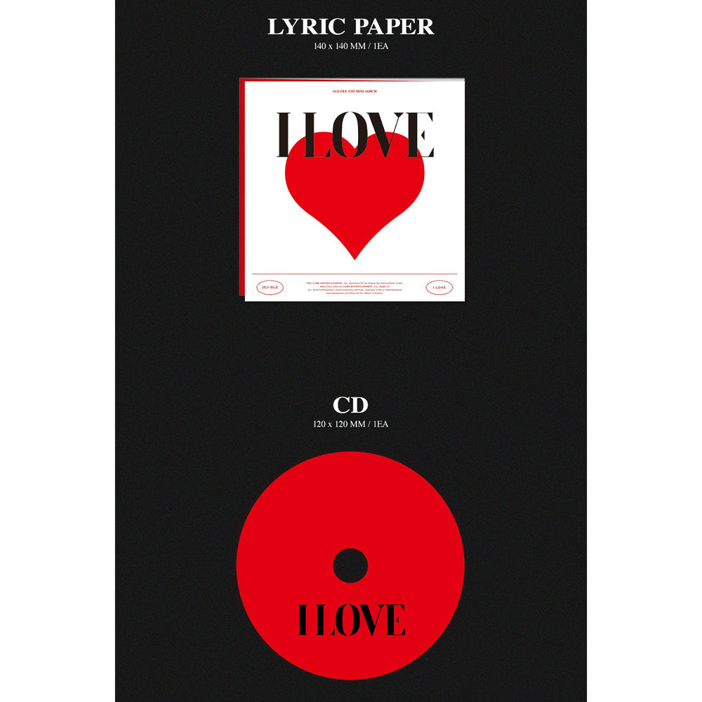 (G)I-DLE - I Love : 5th Mini Album - Cube Entertainment - Album - Harumio