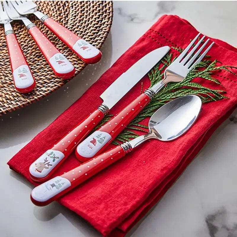 Korean Winter Story - Western Tableware 12P Set - Modern House - Cutlery - Harumio