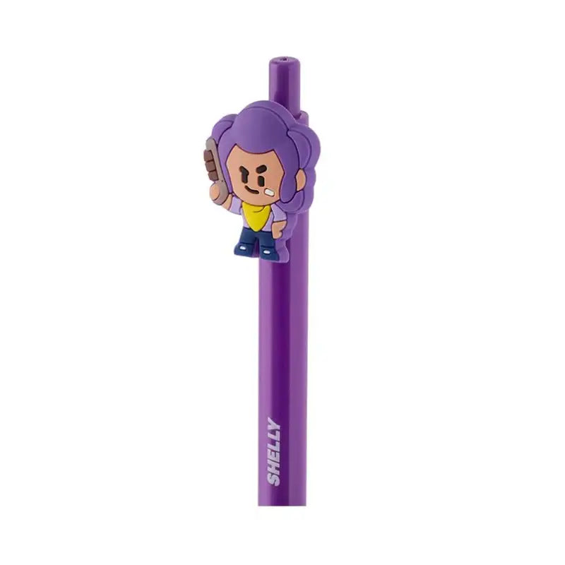 Line Friends x Brawl Stars - Black Gel Pen - LINE FRIENDS - Stationery - Harumio