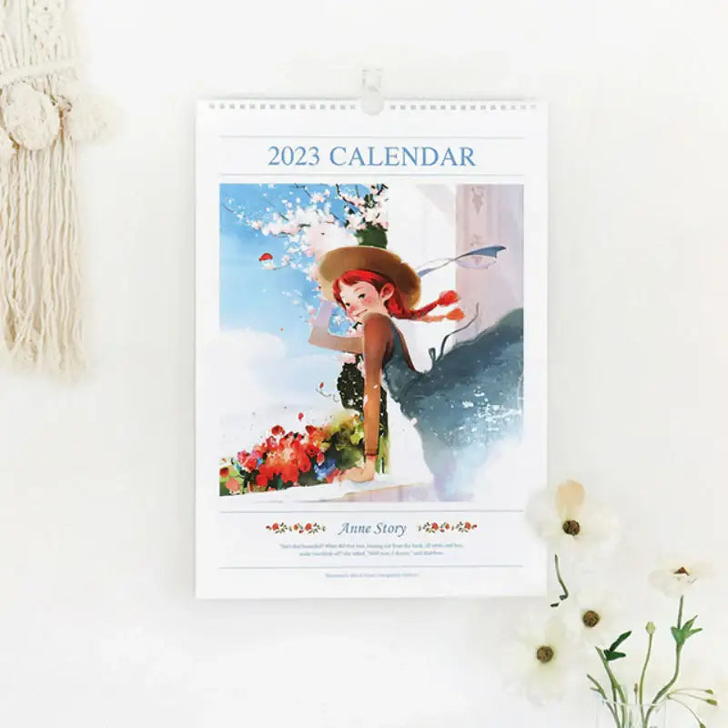 Indigo - 2023 Anne Story Wall Calendar - INDIGO - Calendar - Harumio
