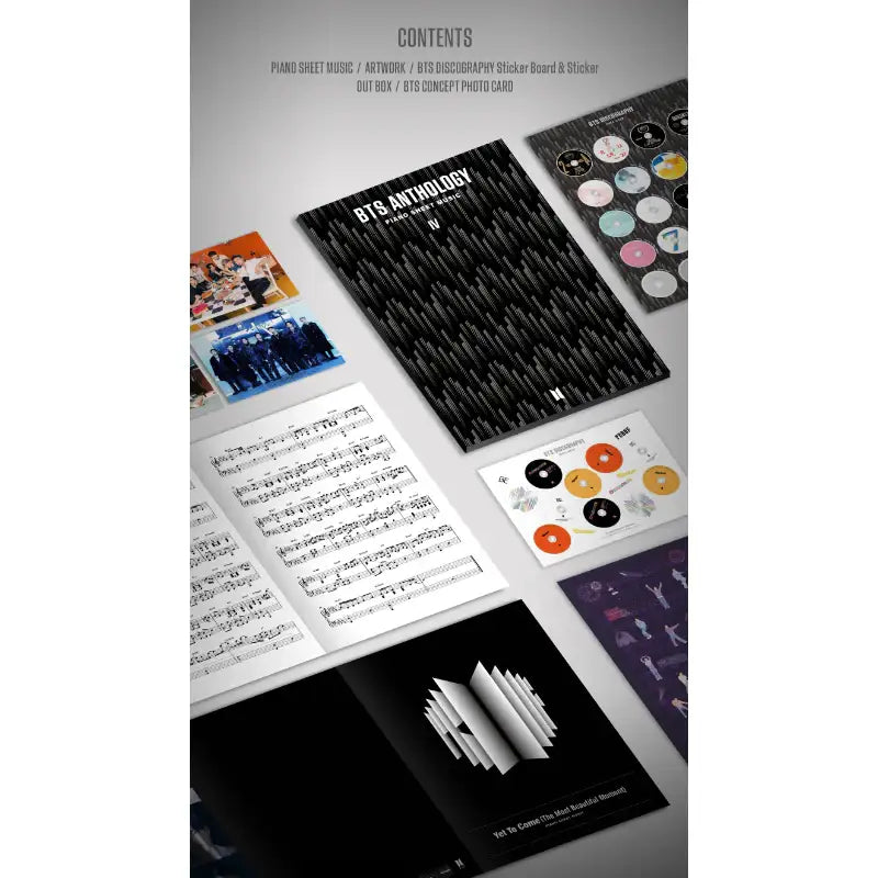 BTS - Piano Sheet Music <BTS Anthology 1,2,3,4> - BTS - Music - Harumio