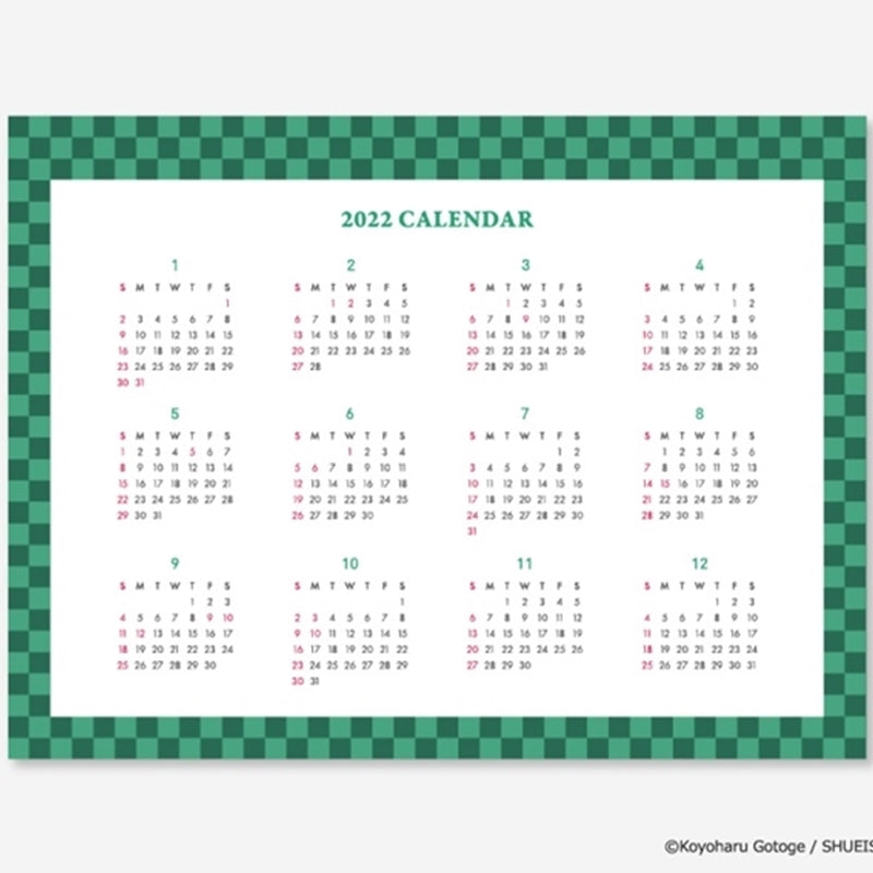 Demon Slayer - Diary + Calendar 2022 Edition