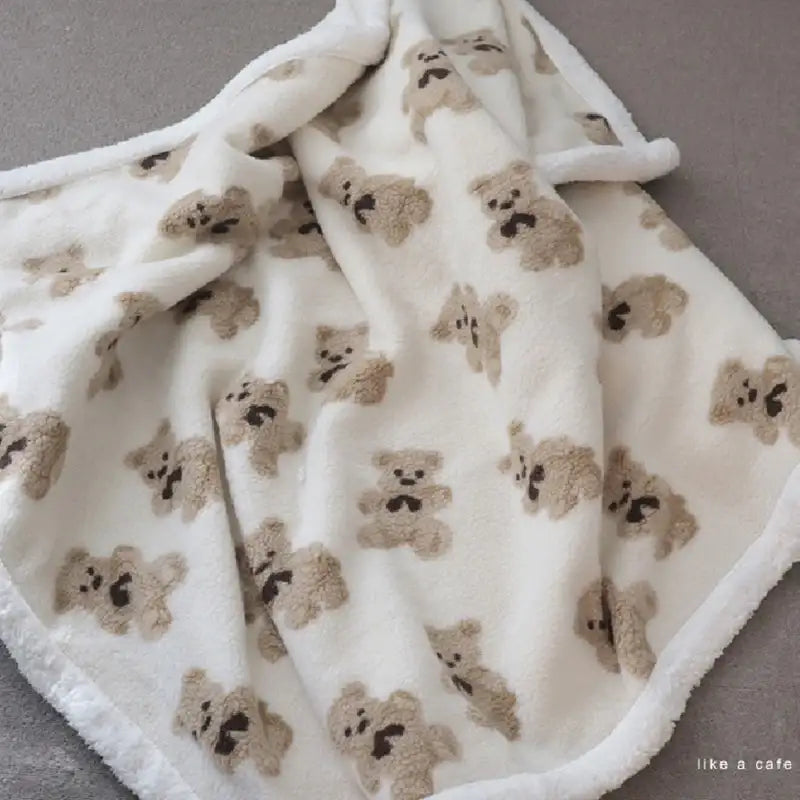 Like A Cafe - Fluffy Wool Blanket - Like A Cafe - Home & Living - Harumio
