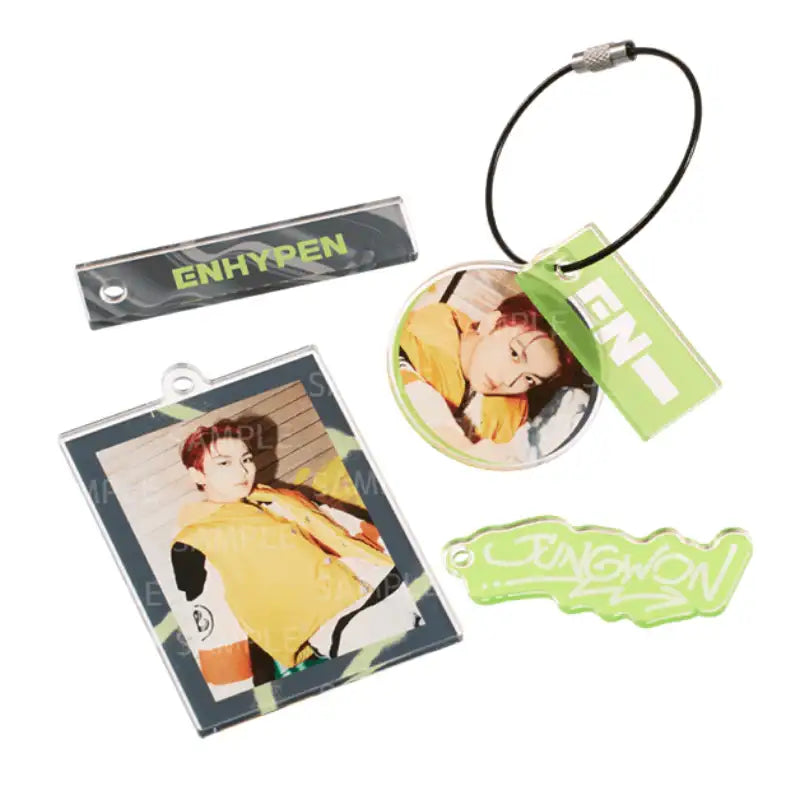 ENHYPEN - SADAME - Acrylic Keyring Set - ENHYPEN - Keyring - Harumio