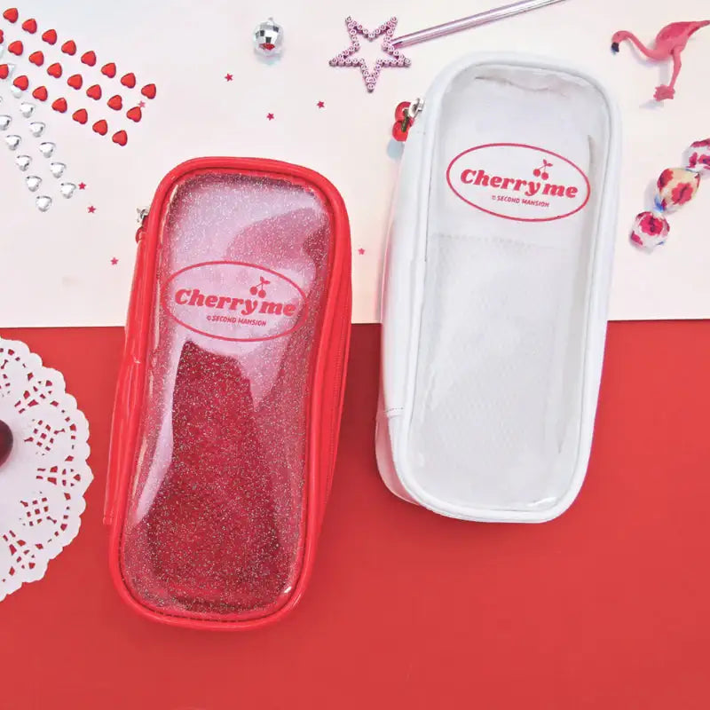 Second Mansion x 10x10 - Cherry Me Twinkle Daily Pouch - Second Mansion - Pouch - Harumio